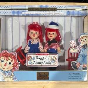 Vintage Kelly & Tommy Barbie doll Raggedy Ann & Andy